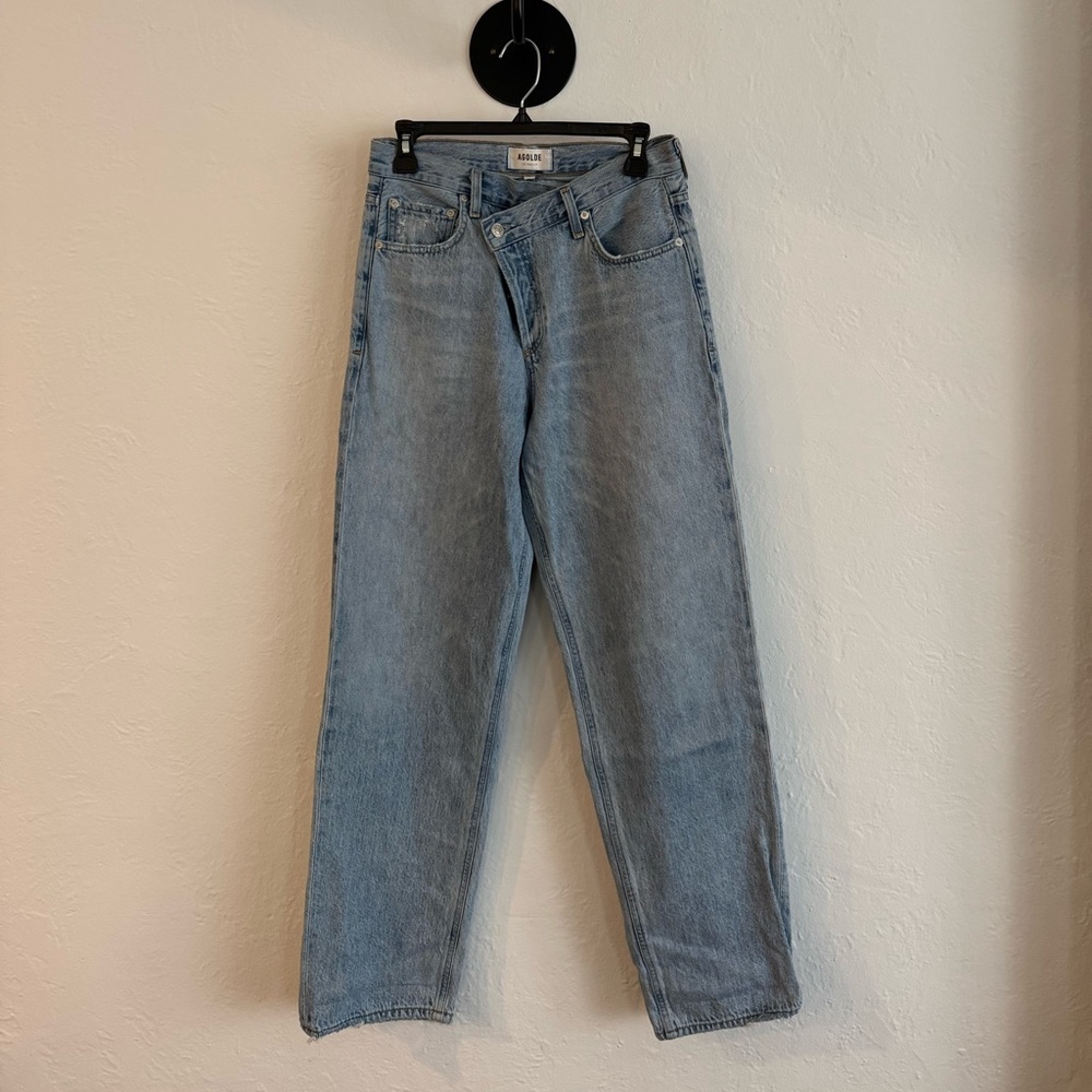 Agolde Sky Blue Denim Jeans
